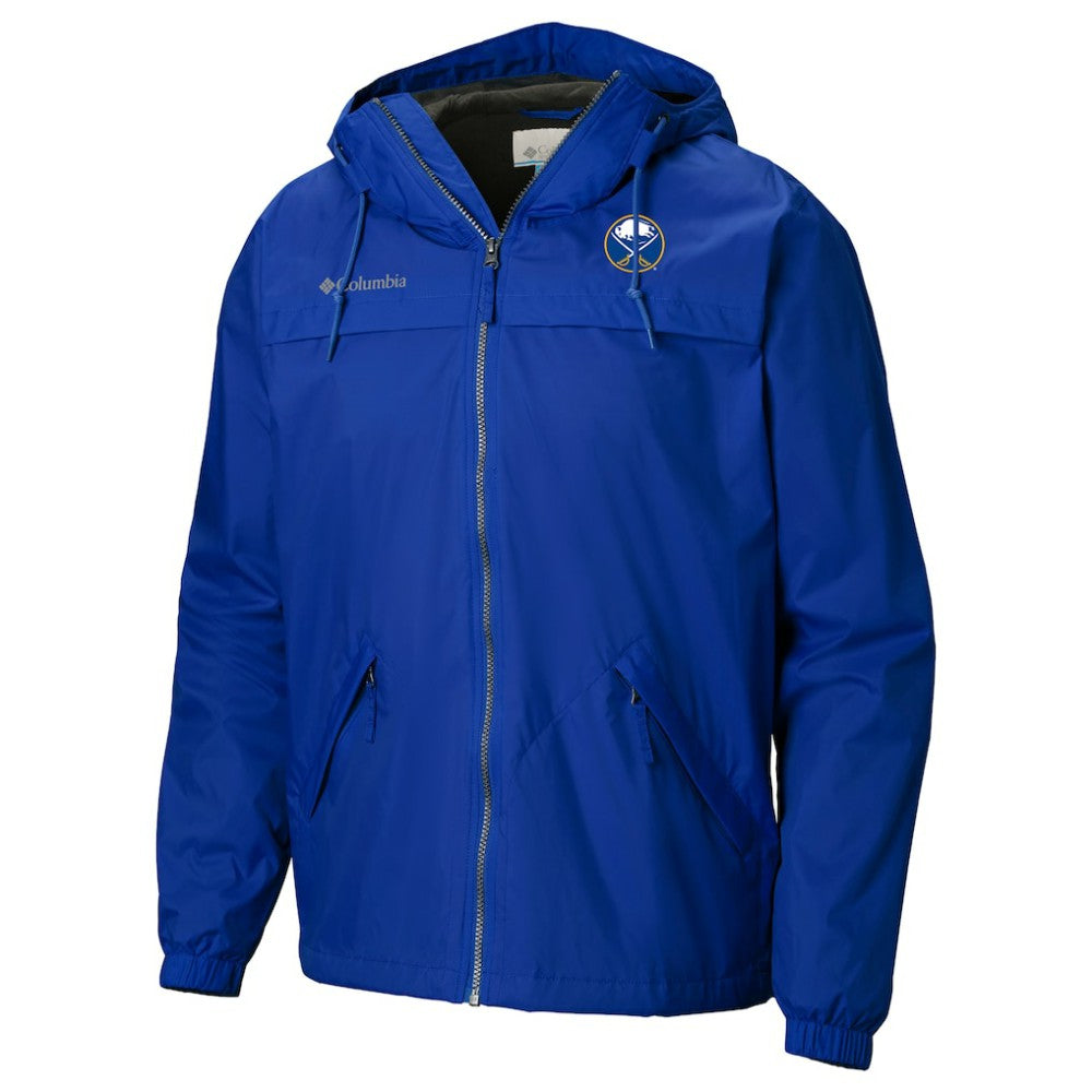 NHL Blue Buffalo Sabres Columbia Oroville Creek Lightweight Full-Zip Windbreaker Jacket