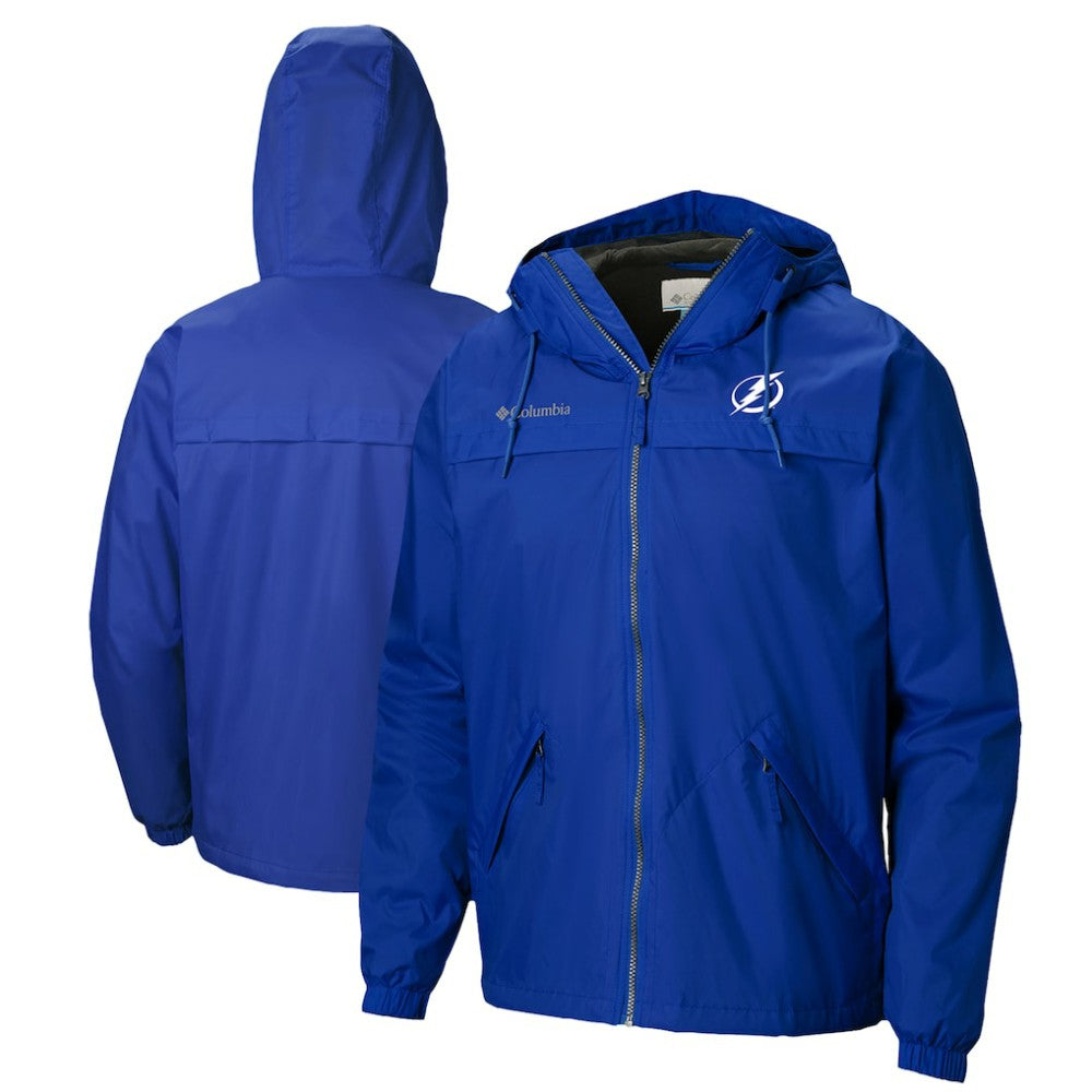 NHL Blue Tampa Bay Lightning Columbia Oroville Creek Lightweight Full-Zip Windbreaker Jacket
