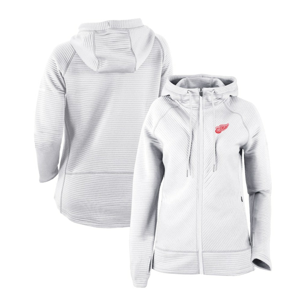 NHL White Detroit Red Wings Columbia Women's Omni-Wick Pack It Up Full-Zip Jacket