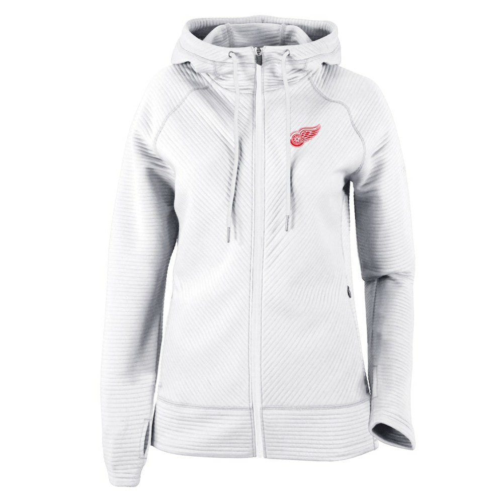 NHL White Detroit Red Wings Columbia Women's Omni-Wick Pack It Up Full-Zip Jacket