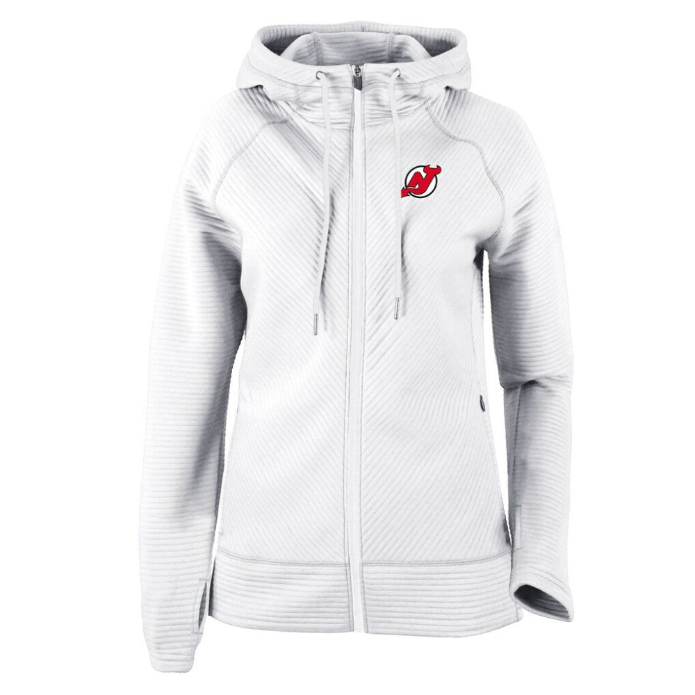 NHL White New Jersey Devils Columbia Women's Omni-Wick Pack It Up Full-Zip Jacket