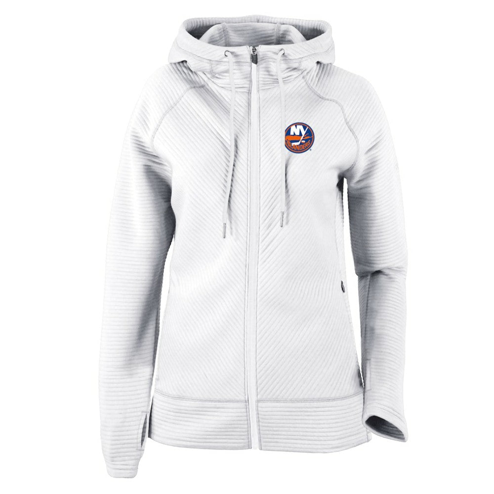 NHL White New York Islanders Columbia Women's Omni-Wick Pack It Up Full-Zip Jacket