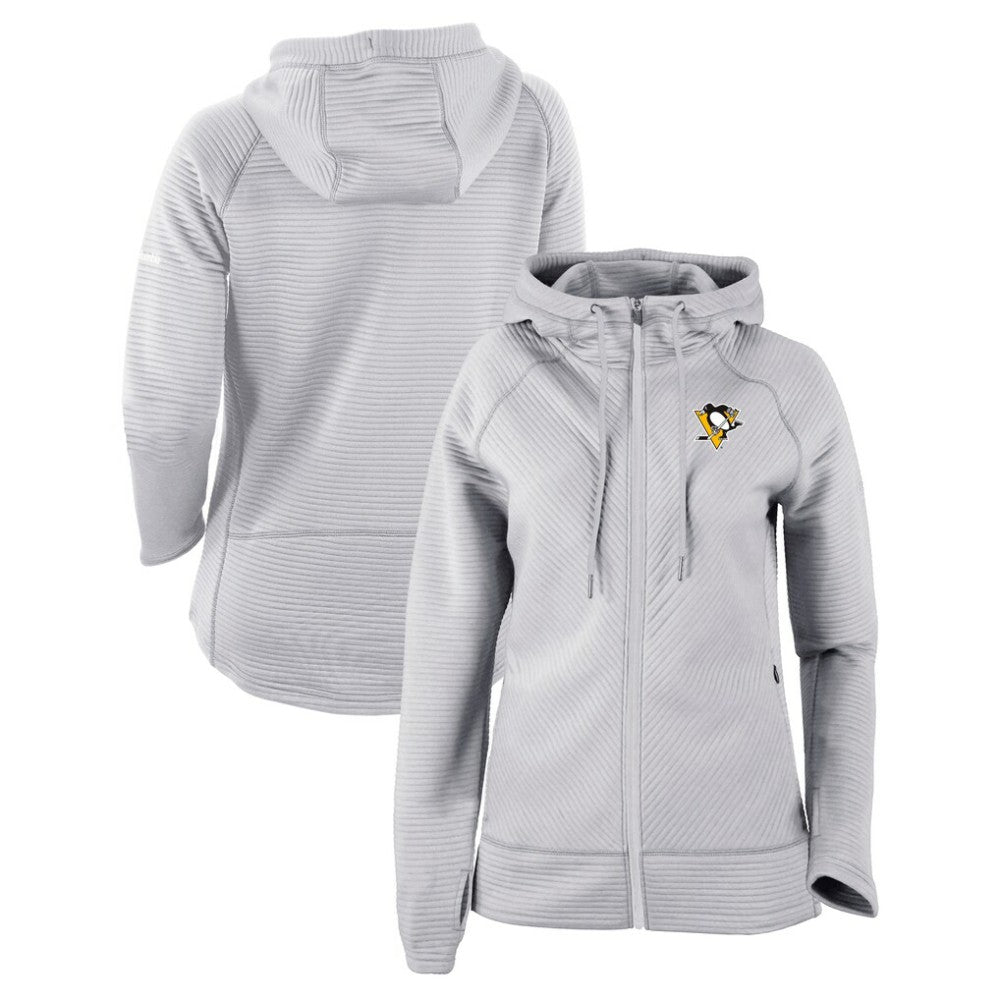 NHL Gray Pittsburgh Penguins Columbia Women's Omni-Wick Pack It Up Full-Zip Jacket