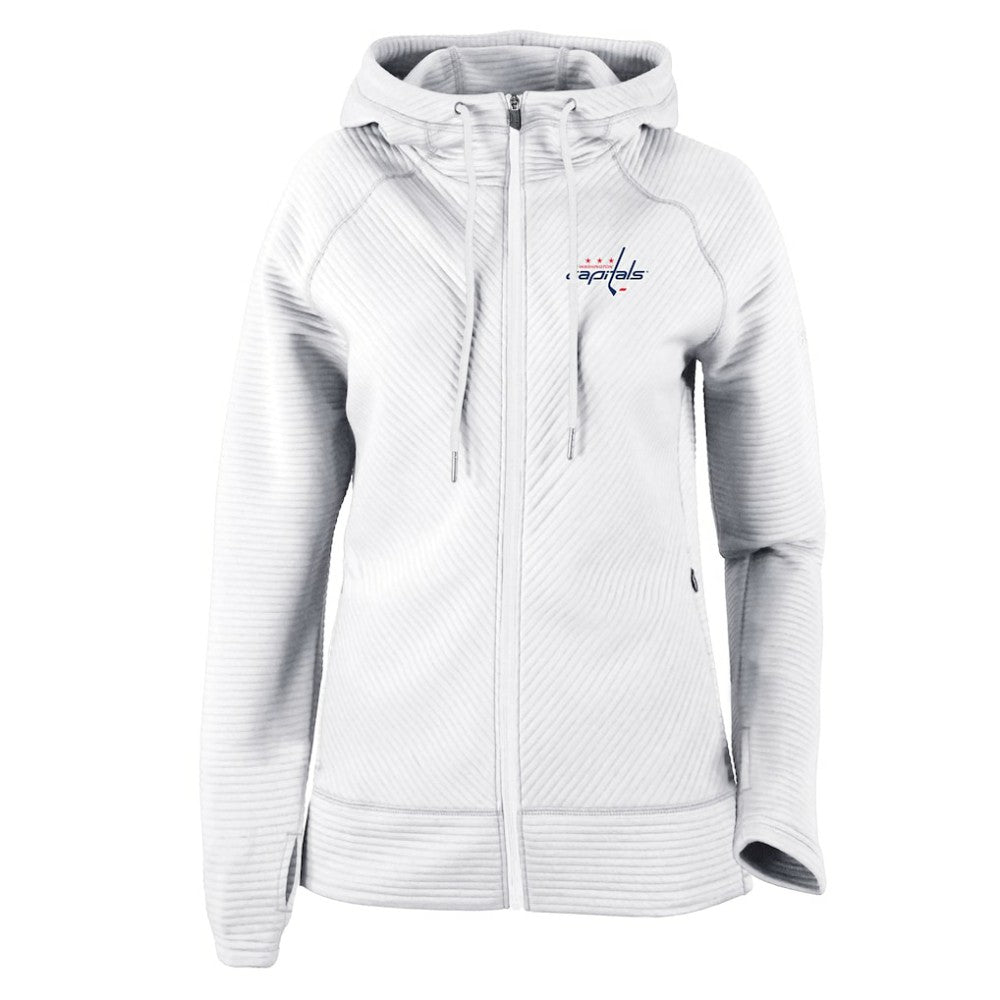 NHL White Washington Capitals Columbia Women's Omni-Wick Pack It Up Full-Zip Jacket