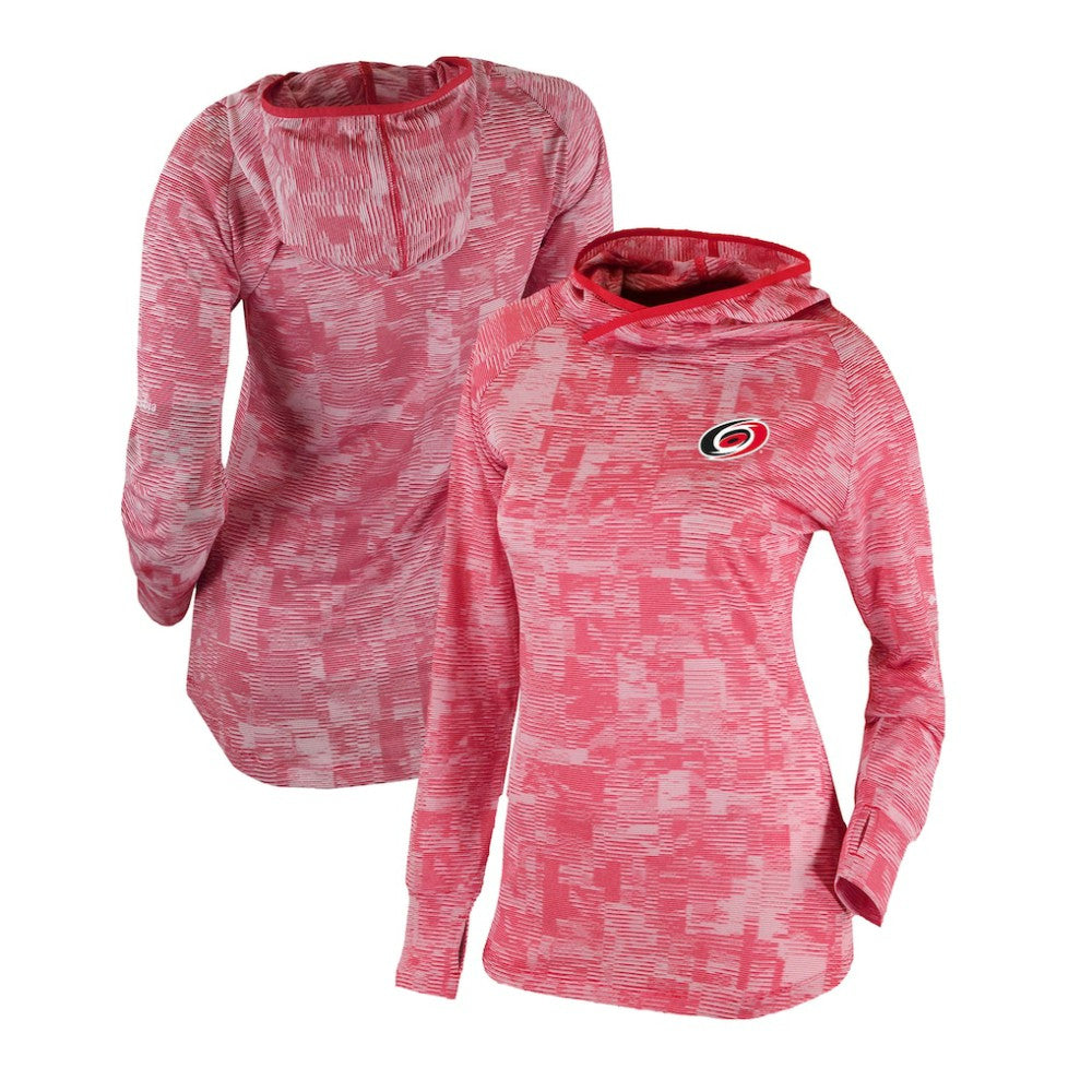 NHL Red Carolina Hurricanes Columbia Women's Omni-Wick Sunday Ball Pullover Hoodie