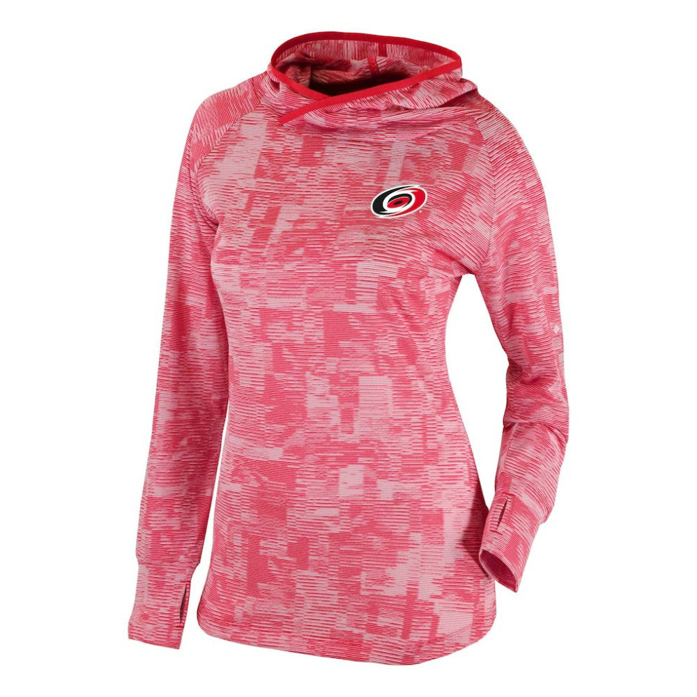 NHL Red Carolina Hurricanes Columbia Women's Omni-Wick Sunday Ball Pullover Hoodie
