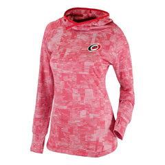 NHL Red Carolina Hurricanes Columbia Women's Omni-Wick Sunday Ball Pullover Hoodie