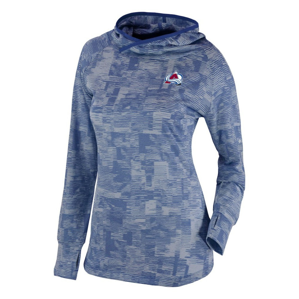 NHL Navy Colorado Avalanche Columbia Women's Omni-Wick Sunday Ball Pullover Hoodie