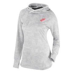 NHL White Detroit Red Wings Columbia Women's Omni-Wick Sunday Ball Pullover Hoodie