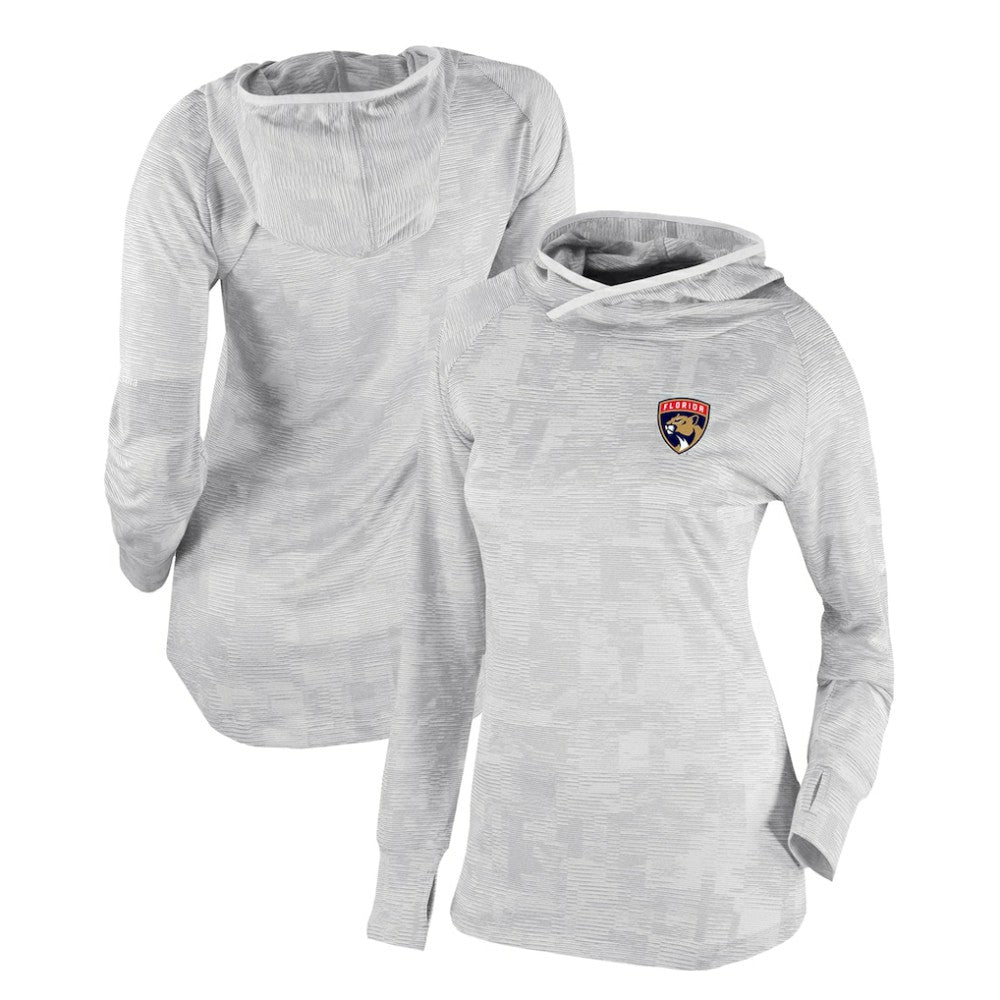 NHL White Florida Panthers Columbia Women's Omni-Wick Sunday Ball Pullover Hoodie