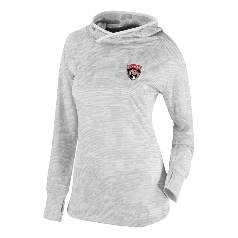 NHL White Florida Panthers Columbia Women's Omni-Wick Sunday Ball Pullover Hoodie