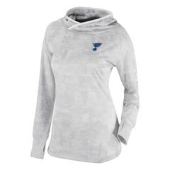 NHL White St. Louis Blues Columbia Women's Omni-Wick Sunday Ball Pullover Hoodie