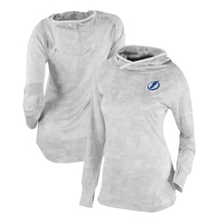 NHL White Tampa Bay Lightning Columbia Women's Omni-Wick Sunday Ball Pullover Hoodie