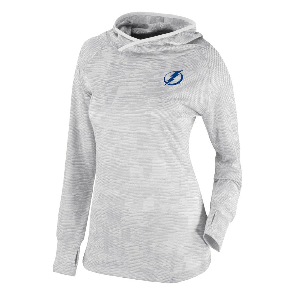 NHL White Tampa Bay Lightning Columbia Women's Omni-Wick Sunday Ball Pullover Hoodie