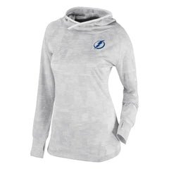 NHL White Tampa Bay Lightning Columbia Women's Omni-Wick Sunday Ball Pullover Hoodie