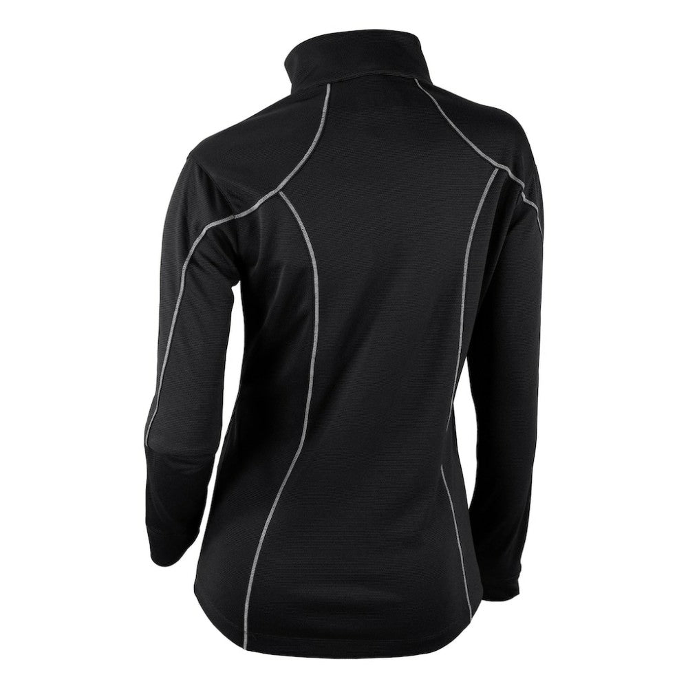 NHL Black Chicago Blackhawks Columbia Women's Omni-Wick Shotgun 2.0 Quarter-Zip Pullover Top