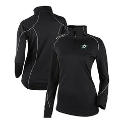 NHL Black Dallas Stars Columbia Women's Omni-Wick Shotgun 2.0 Quarter-Zip Pullover Top