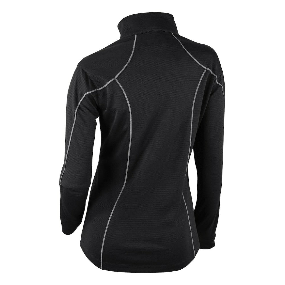 NHL Black Philadelphia Flyers Columbia Women's Omni-Wick Shotgun 2.0 Quarter-Zip Pullover Top