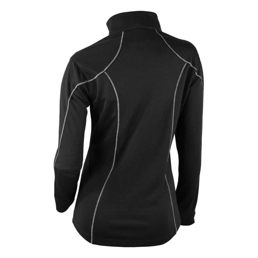 NHL Black Pittsburgh Penguins Columbia Women's Omni-Wick Shotgun 2.0 Quarter-Zip Pullover Top