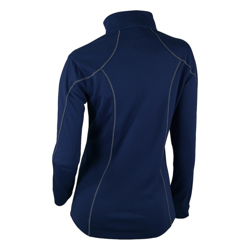 NHL Navy St. Louis Blues Columbia Women's Omni-Wick Shotgun 2.0 Quarter-Zip Pullover Top