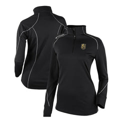 NHL Black Vegas Golden Knights Columbia Women's Omni-Wick Shotgun 2.0 Quarter-Zip Pullover Top