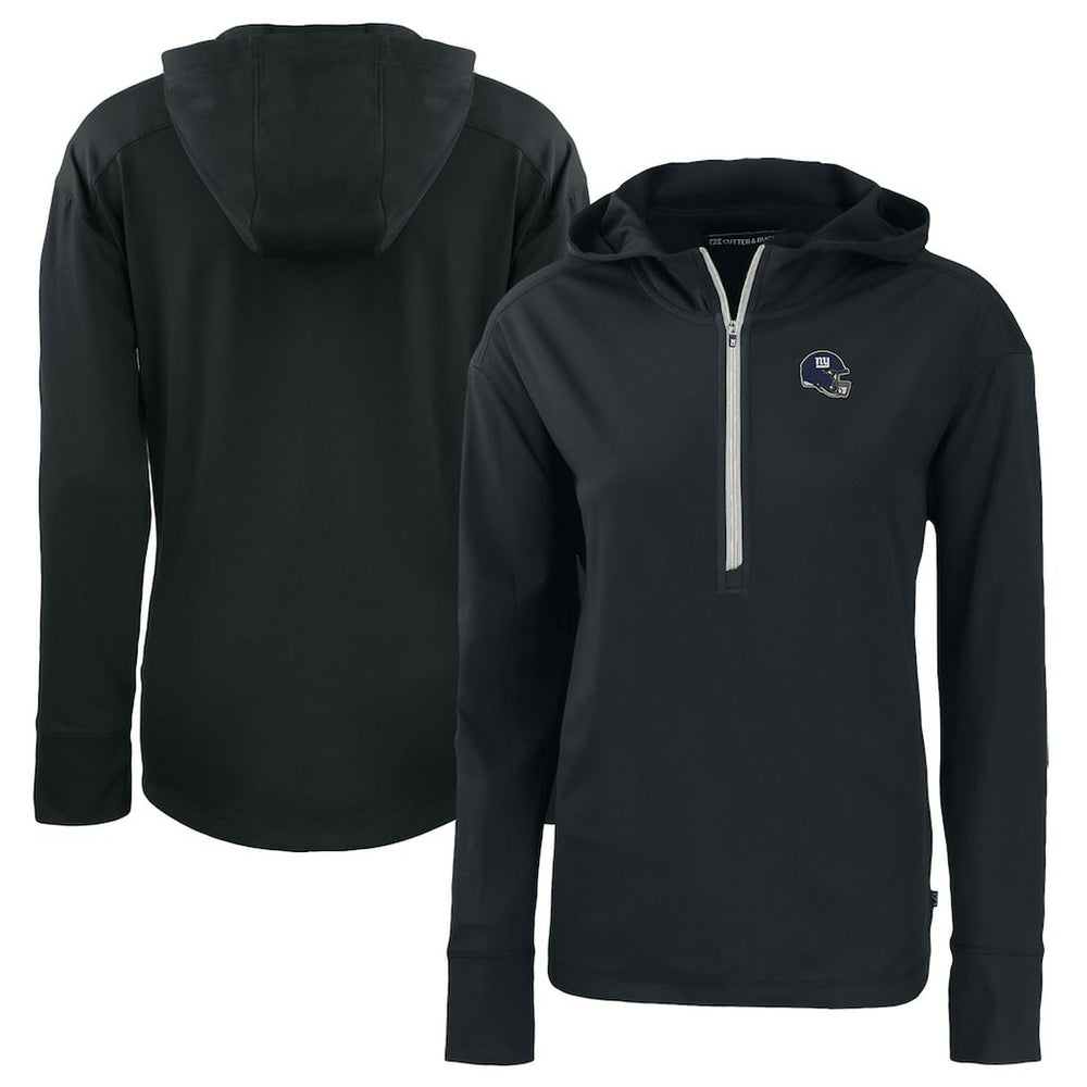 Cutter & Buck Women's Helmet Daybreak Eco Recycled Half-Zip Hoodie - New York Giants