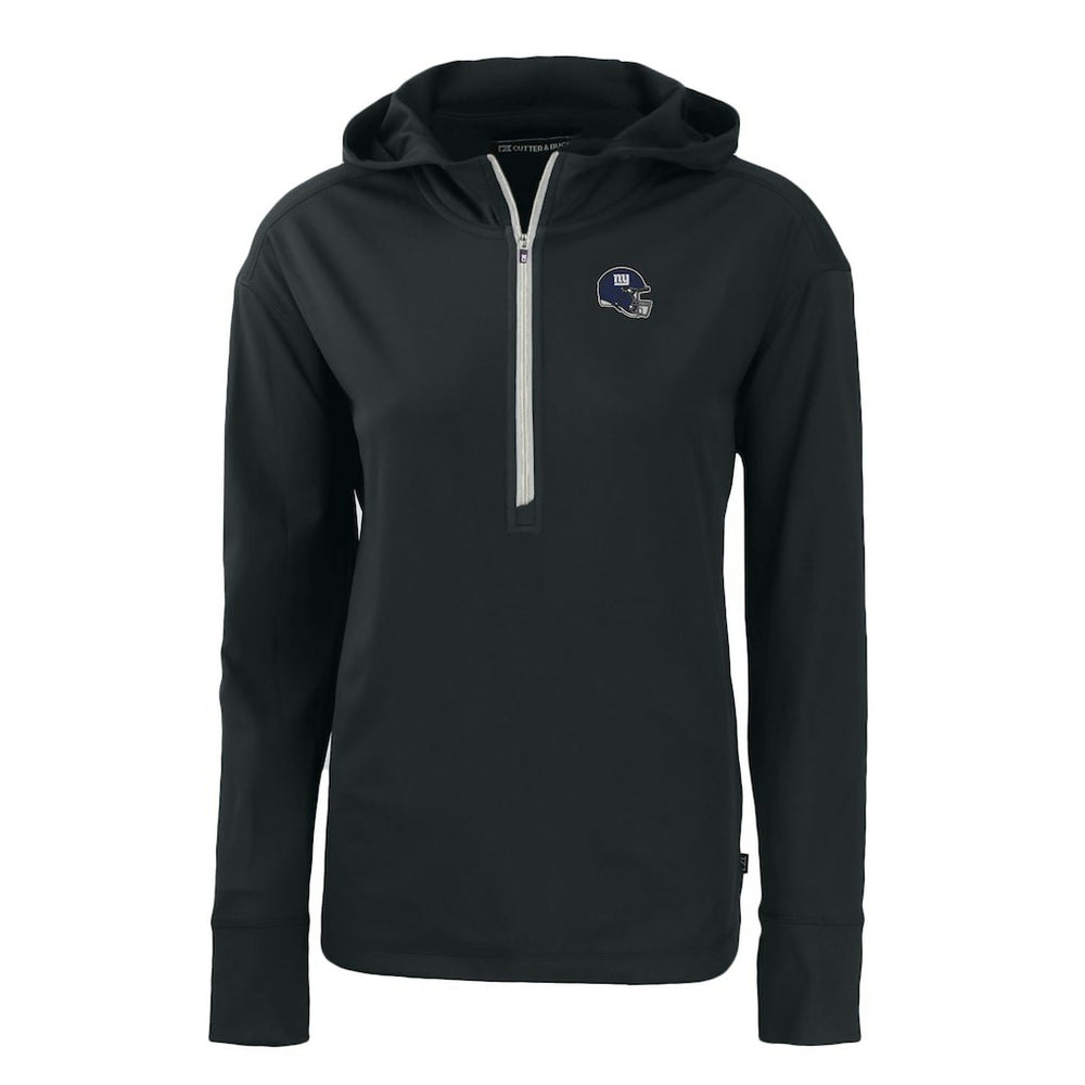 Cutter & Buck Women's Helmet Daybreak Eco Recycled Half-Zip Hoodie - New York Giants