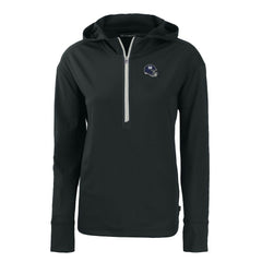 Cutter & Buck Women's Helmet Daybreak Eco Recycled Half-Zip Hoodie - New York Giants