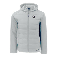 Cutter & Buck Helmet Evoke Hybrid Eco Softshell Recycled Full-Zip Hoodie Jacket - Minnesota Vikings
