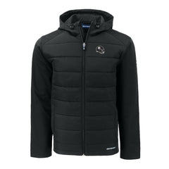 Cutter & Buck Helmet Evoke Hybrid Eco Softshell Recycled Full-Zip Hoodie Jacket - Pittsburgh Steelers