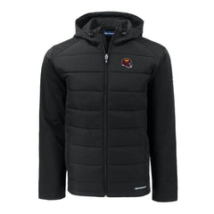 Cutter & Buck Helmet Evoke Hybrid Eco Softshell Recycled Full-Zip Hoodie Jacket - Washington Commanders