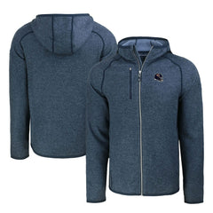 Cutter & Buck Helmet Mainsail Sweater-Knit Full-Zip Hoodie - Chicago Bears