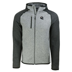 Cutter & Buck Helmet Mainsail Sweater-Knit Full-Zip Hoodie - Denver Broncos