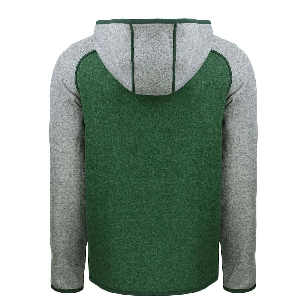 Cutter & Buck Helmet Mainsail Sweater-Knit Full-Zip Hoodie - Green Bay Packers