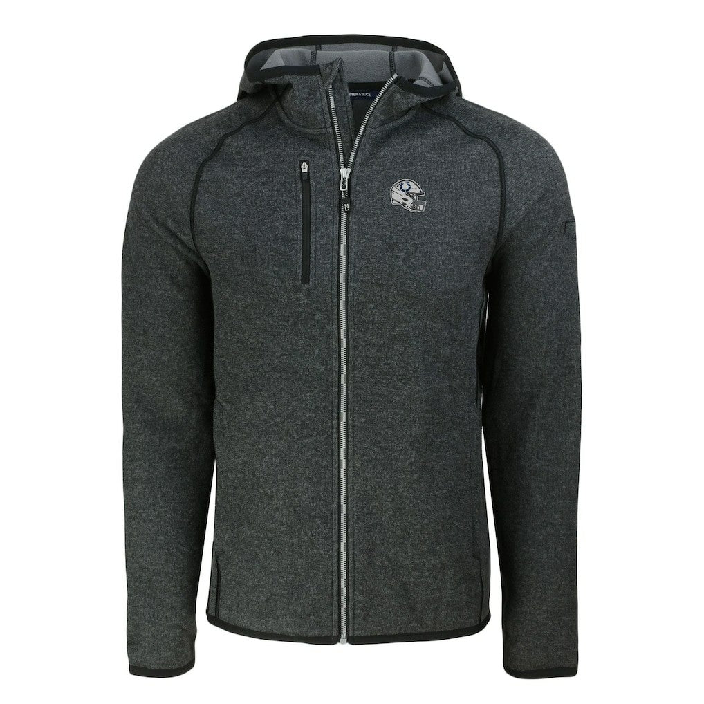 Cutter & Buck Helmet Mainsail Sweater-Knit Full-Zip Hoodie - Indianapolis Colts