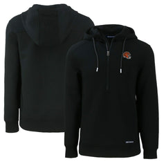 Cutter & Buck Helmet Roam Eco Half-Zip Recycled Pullover Hoodie - Cincinnati Bengals