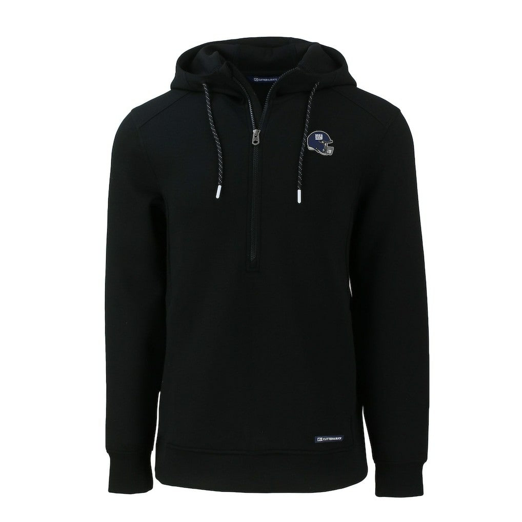 Cutter & Buck Helmet Roam Eco Half-Zip Recycled Pullover Hoodie - New York Giants