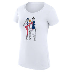 MLB Atlanta Braves G-III 4Her by Carl Banks Women's Super-Slim Fit Lightweight Baseball Girls T-Shirt