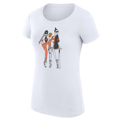 MLB Baltimore Orioles G-III 4Her by Carl Banks Women's Super-Slim Fit Lightweight Baseball Girls T-Shirt