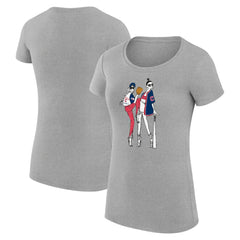 MLB Cleveland Guardians G-III 4Her by Carl Banks Women's Super-Slim Fit Lightweight Baseball Girls T-Shirt