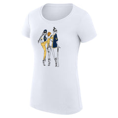 MLB Milwaukee Brewers G-III 4Her by Carl Banks Women's Super-Slim Fit Lightweight Baseball Girls T-Shirt