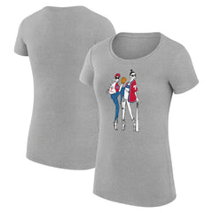 MLB Philadelphia Phillies G-III 4Her by Carl Banks Women's Super-Slim Fit Lightweight Baseball Girls T-Shirt