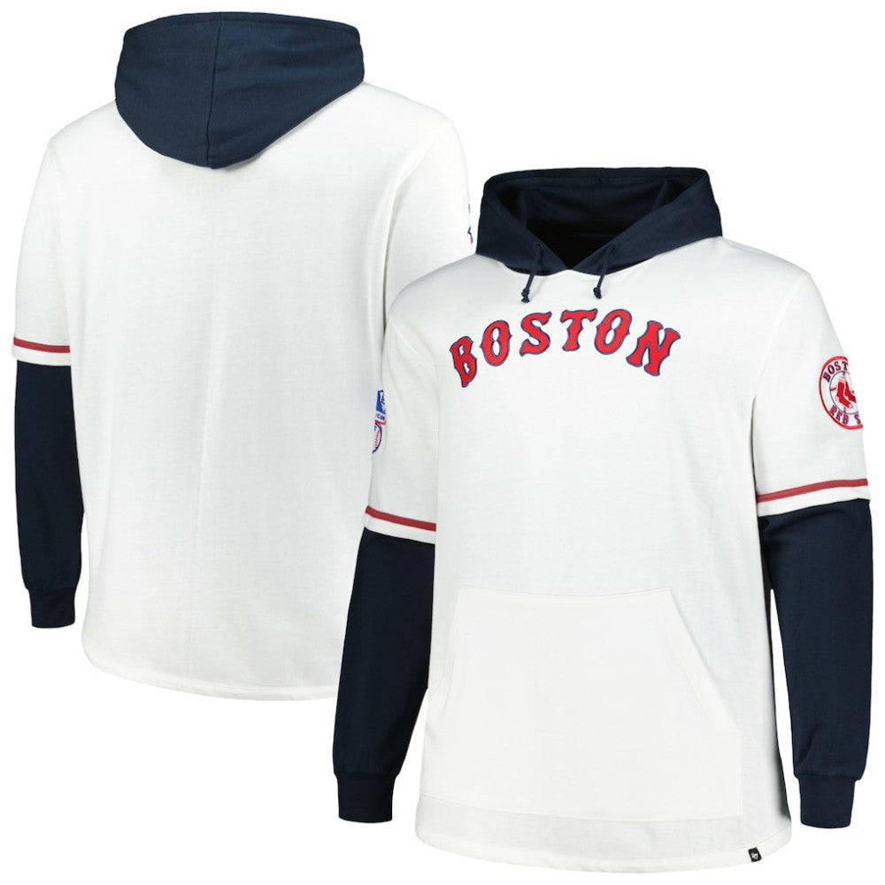 MLB Boston Red Sox '47 Big & Tall Trifecta Shortstop Pullover Hoodie