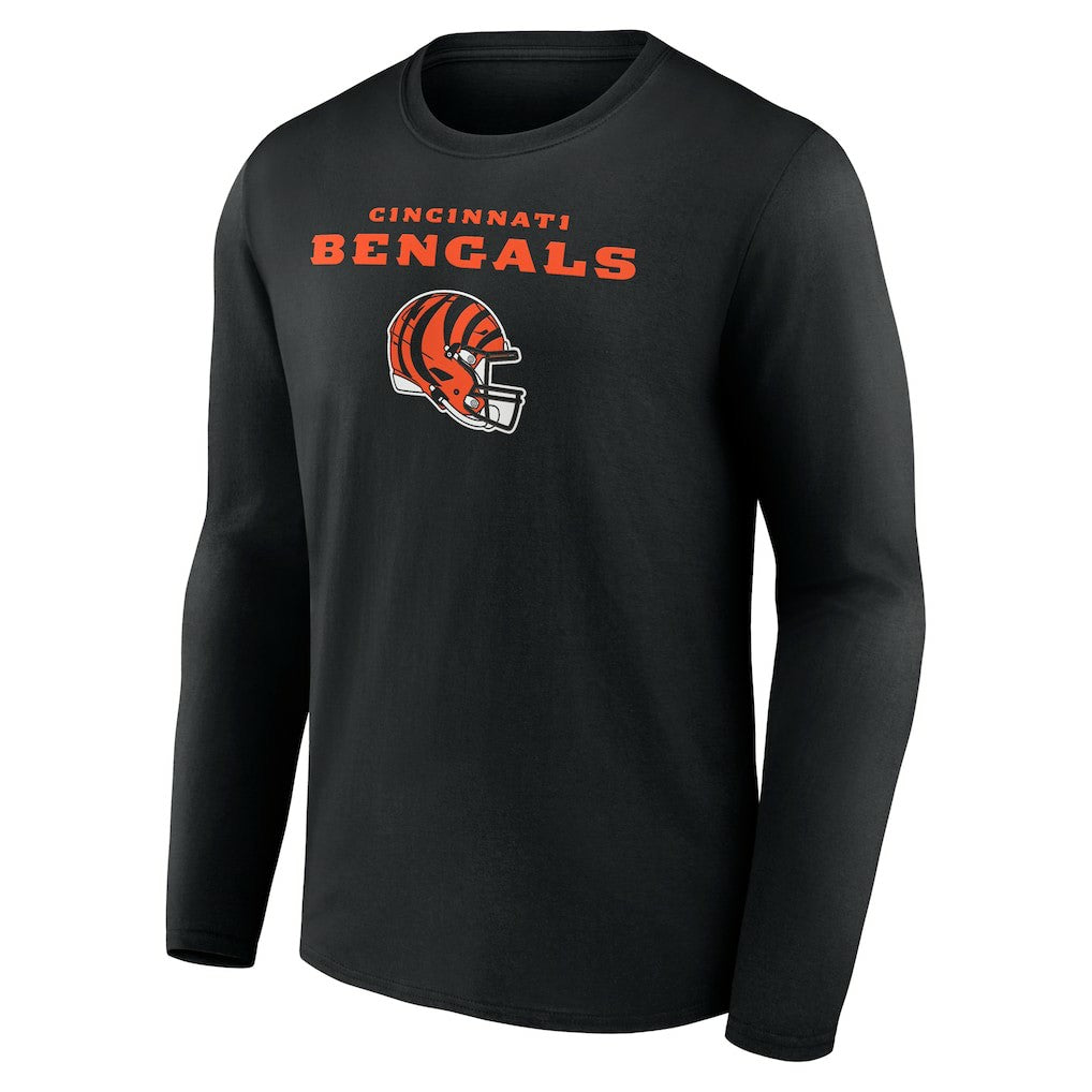Ja'Marr Chase  Team Wordmark Player Name & Number Long Sleeve T-Shirt - Cincinnati Bengals
