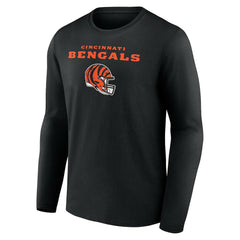 Ja'Marr Chase  Team Wordmark Player Name & Number Long Sleeve T-Shirt - Cincinnati Bengals