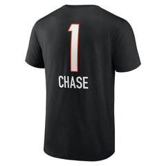 Ja'Marr Chase  Team Wordmark Player Name & Number T-Shirt - Cincinnati Bengals