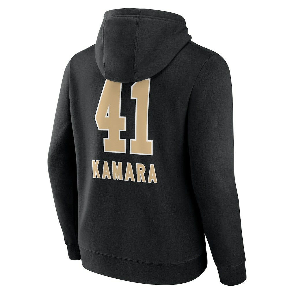 Alvin Kamara  Team Wordmark Player Name & Number Pullover Hoodie - New Orleans Saints