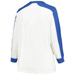 MLB Atlanta Braves '47 Women's Plus Size Caribou Raglan Long Sleeve T-Shirt