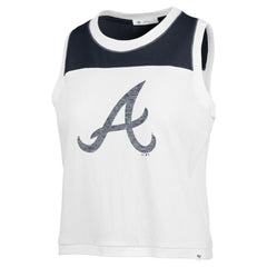 MLB Atlanta Braves '47 Women's Plus Size Waist Length Muscle Tank Top