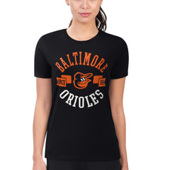 MLB Baltimore Orioles G-III 4Her by Carl Banks Women's Super-Slim Fit Lightweight City Graphic T-Shirt